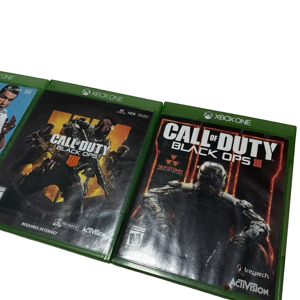 Microsoft Xbox One Game Bundle: Call of Duty: Black Ops 3 & 4 - Fifa 19